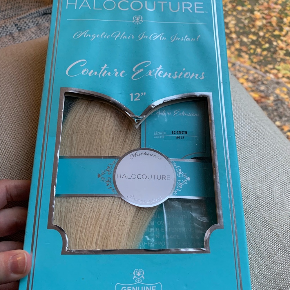 Halo Couture Blonde Hair Extension 12”